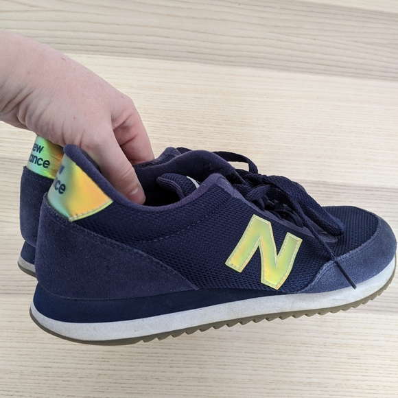 New Balance Shoes - New Balance 501 in Navy Blue/Gold Chrome
